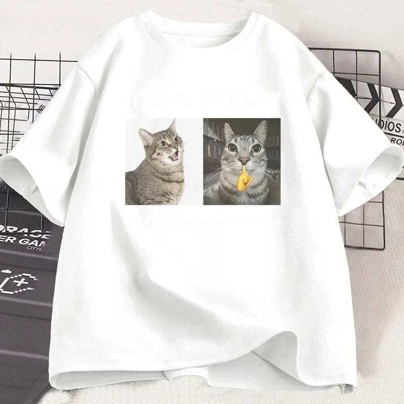 Meow or Mew T-Shirt - Unisex