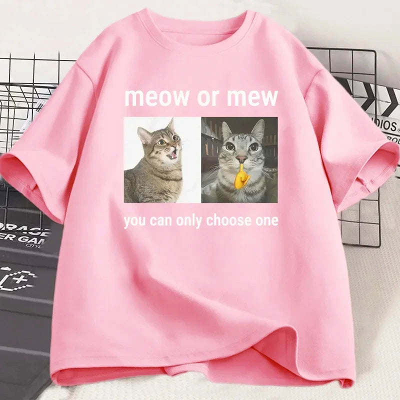 Meow or Mew T-Shirt - Unisex