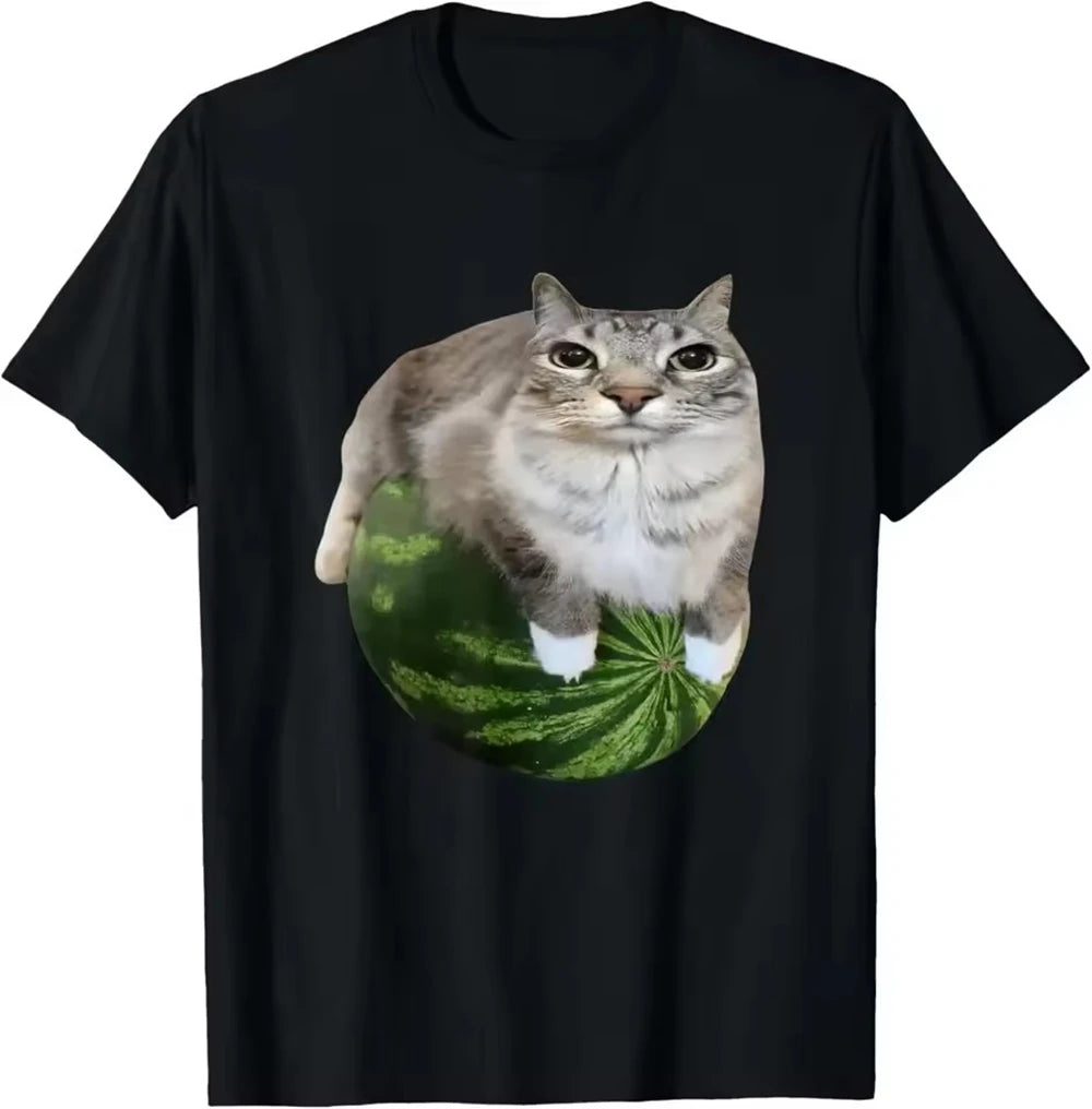 Silly Watermelon Cat T-Shirt