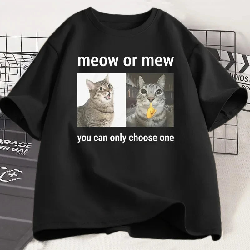 Meow or Mew T-Shirt